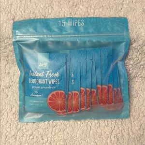 Busy Co. Instant Fresh Deodorant Wipes Ginger Grapefruit